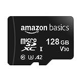 Basics Micro SDXC Memory Card with Full Size Adapter, A2, U3, Read  Speed up to 100 MB/s, 64GB (2pack), Black